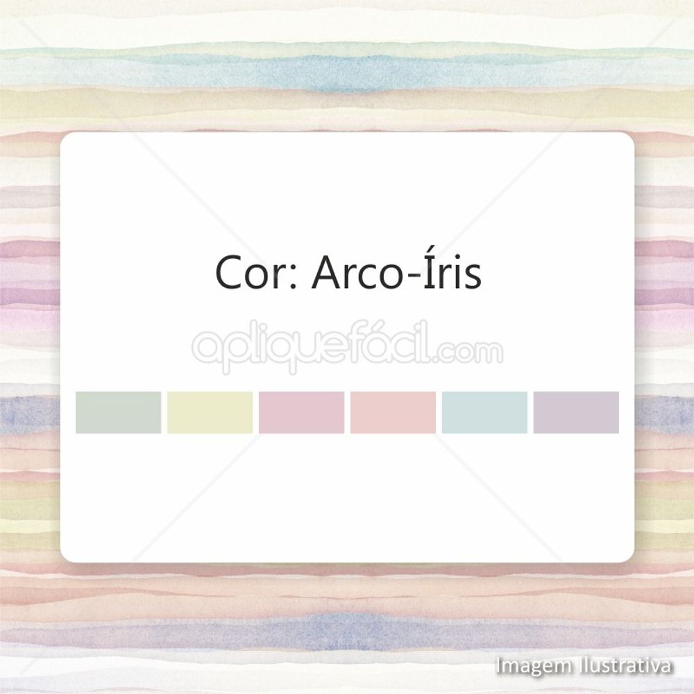 Papel De Parede Adesivo Listrado Horizontal Para Quarto Arco Iris Defacile