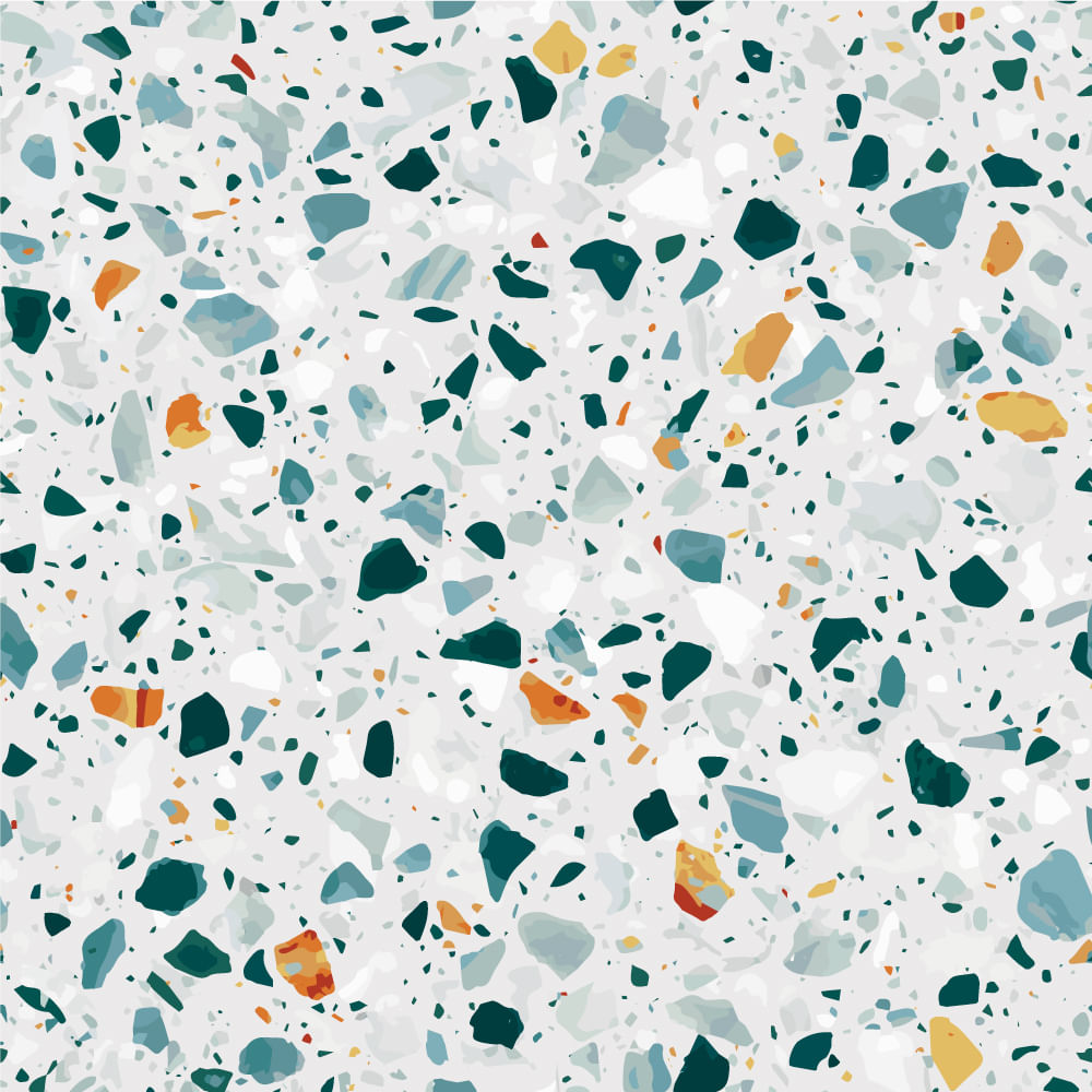 Papel de Parede Adesivo Autocolante Granilite Terrazzo Cozinha