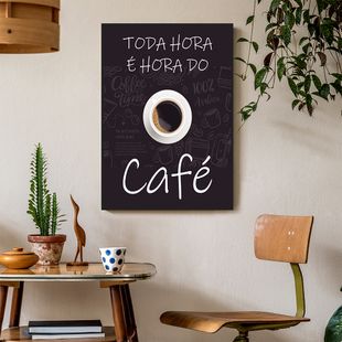 Quadro Pôster A3 c/ Moldura Saca Cafés do Brasil 30x42cm