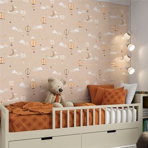 Papel-de-Parede-Adesivo-Infantil-Voando-com-Bichinhos Papel-de-Parede-Adesivo-Infantil-Voando-com-Bichinhos