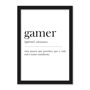 Quadro - Gamer - Significado Gamer