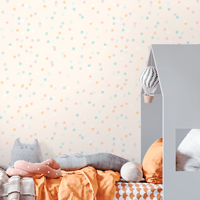 Quarto-de-crianca-com-papel-de-parede-infantil-confete-colorido Quarto-de-crianca-com-papel-de-parede-infantil-confete-colorido