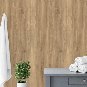 Banheiro-com-papel-de-parede-madeira-pinho Banheiro-com-papel-de-parede-madeira-pinho