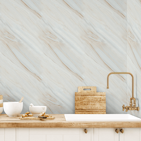 Cozinha-com-papel-de-parede-marmore-requinte Cozinha-com-papel-de-parede-marmore-requinte