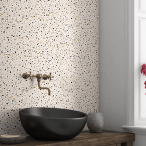 Banheiro-com-papel-de-parede-granilite-areia