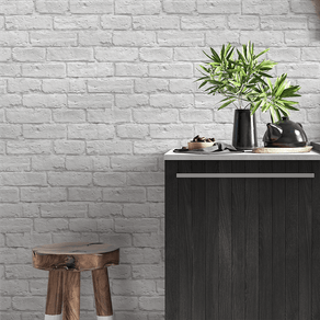 Cozinha-com-papel-de-parede-tijolo-catraca Cozinha-com-papel-de-parede-tijolo-catraca