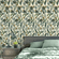 Quarto-com-papel-de-parede-folhas-e-flores Quarto-com-papel-de-parede-folhas-e-flores