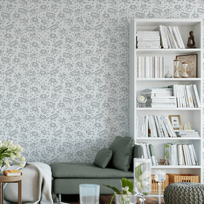 Ambiente-com-papel-de-parede-gamer-cinza Ambiente-com-papel-de-parede-gamer-cinza