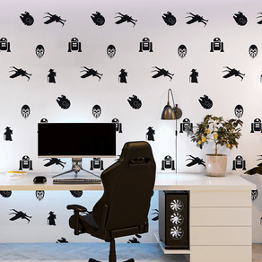 Quarto-com-papel-de-parede-star-wars-alianca-rebelde Quarto-com-papel-de-parede-star-wars-alianca-rebelde