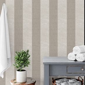 Banheiro-com-papel-de-parede-texturizado-linho-listrado Banheiro-com-papel-de-parede-texturizado-linho-listrado