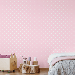 Ambiente-com-papel-de-parede-texturizado-infantil-rosa Ambiente-com-papel-de-parede-texturizado-infantil-rosa