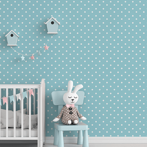 Quarto-com-papel-de-parede-texturizado-infantil-azul Quarto-com-papel-de-parede-texturizado-infantil-azul